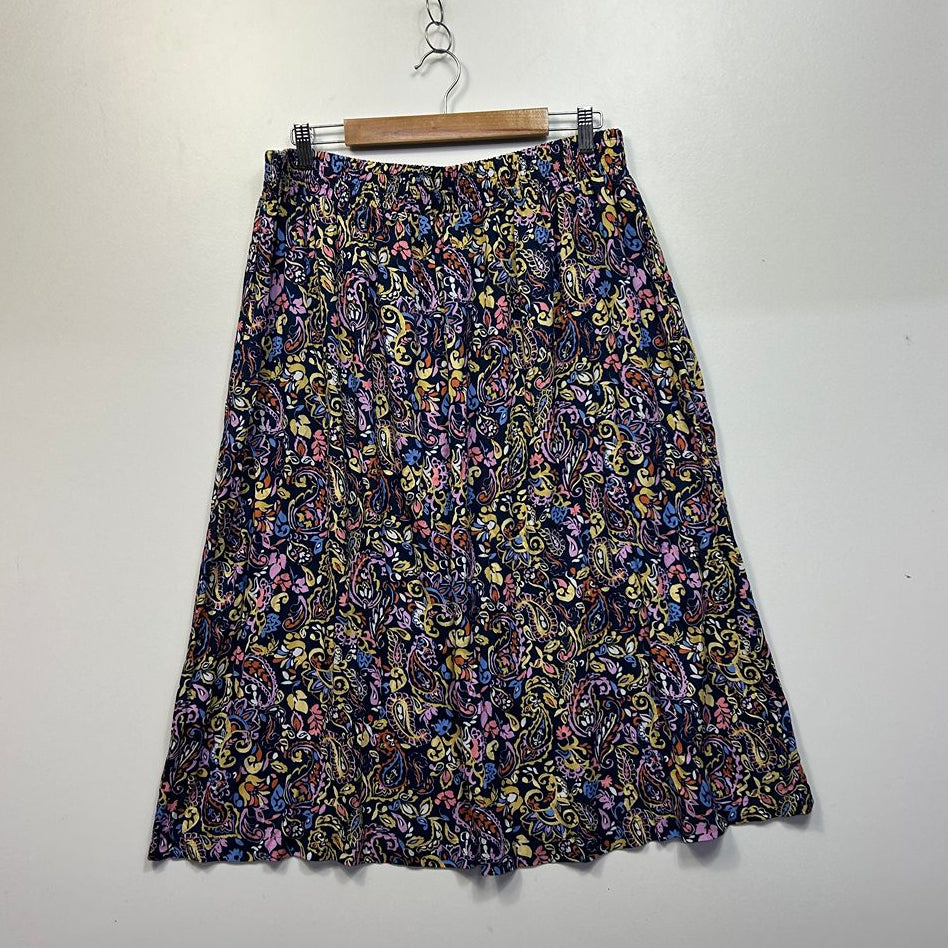 Croft & Barrow Multicoloured Maxi Skirt - Size L