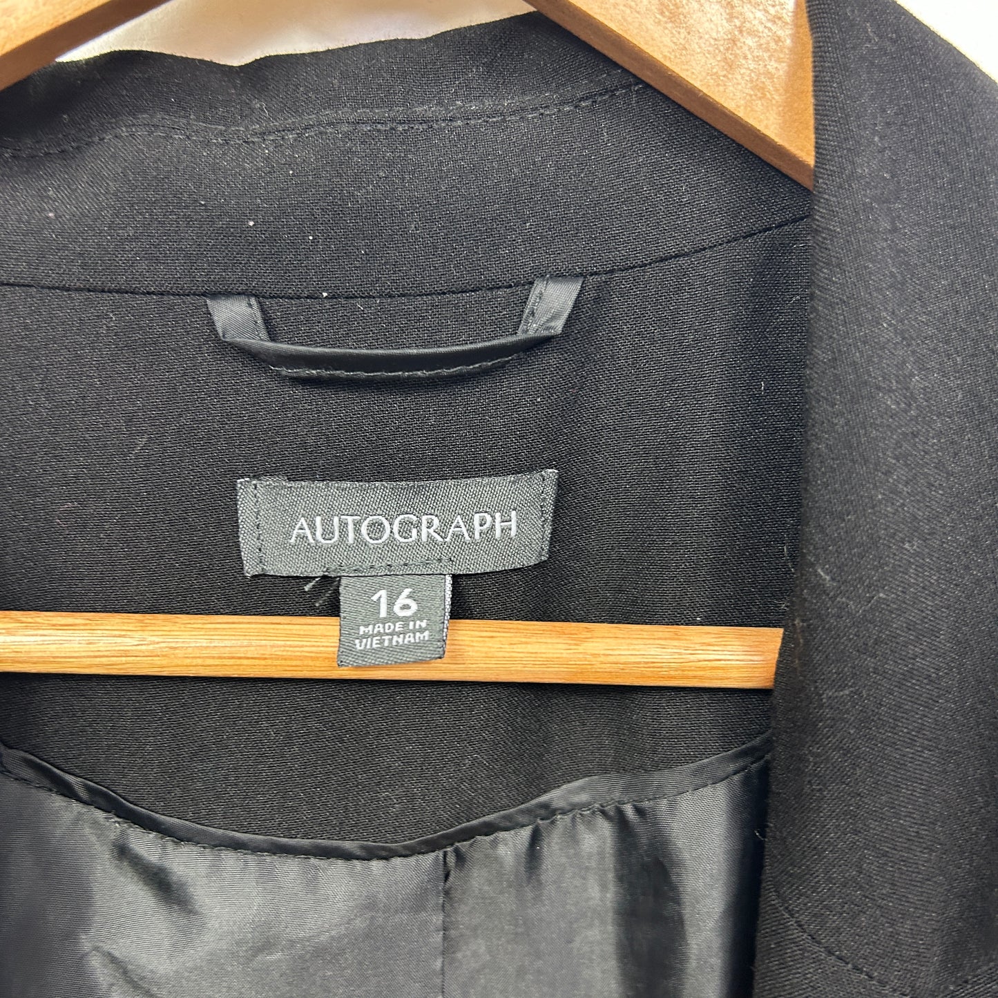 Autograph Black Blazer - Size 16