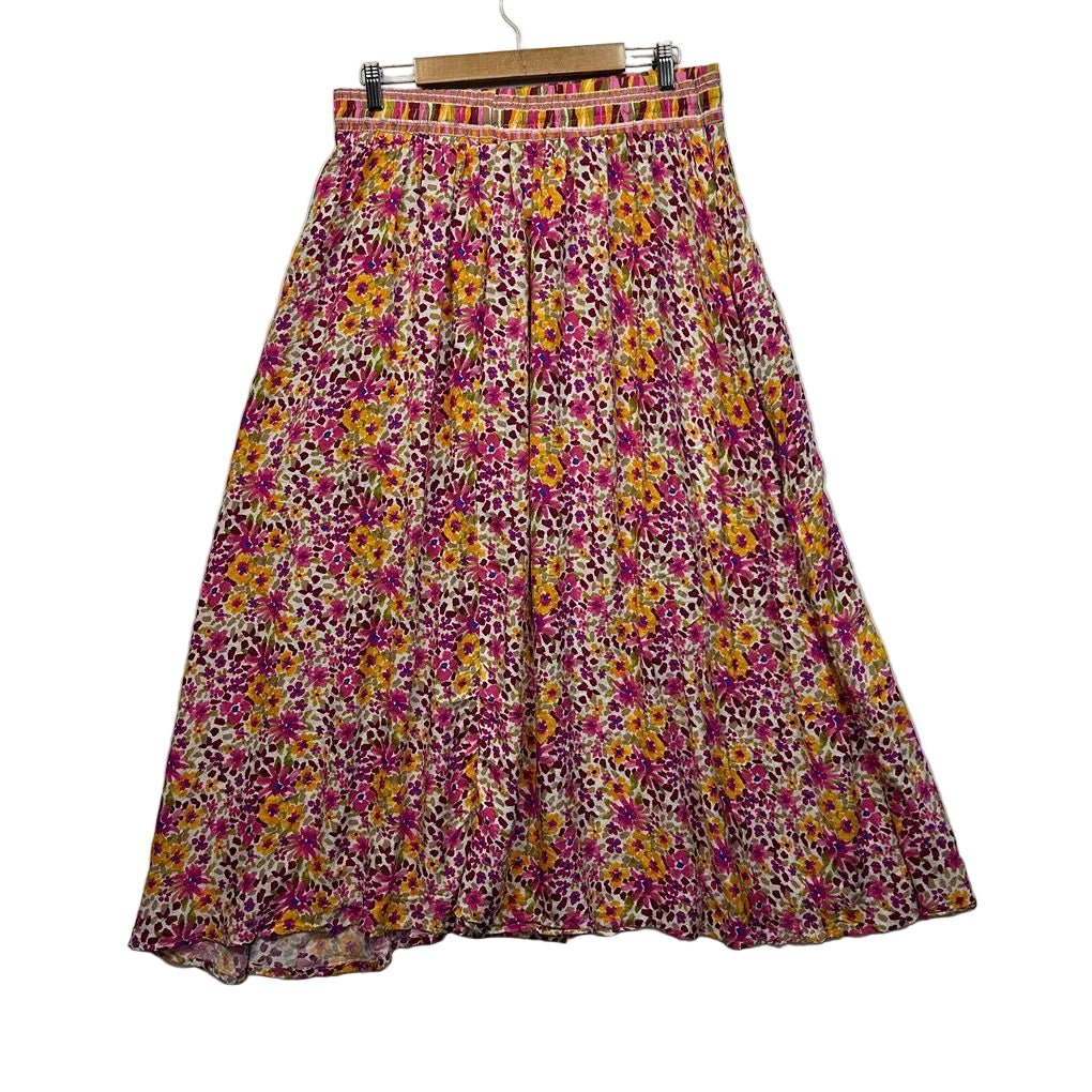 PQ Collection Multicoloured Floral Maxi Skirt - Size XXL
