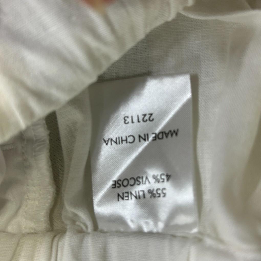 Suzanne Grae Linen White Pants - Size 22