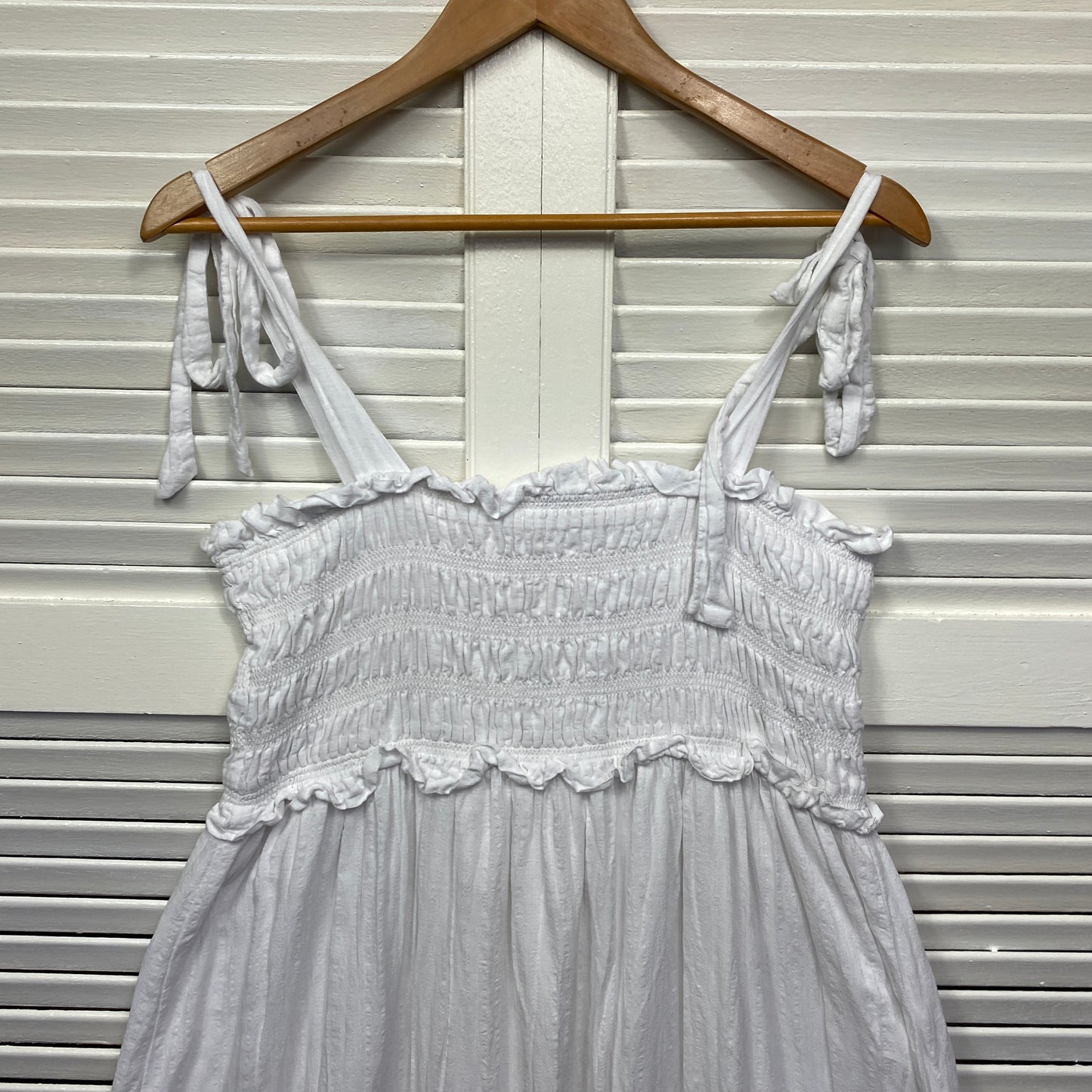 Preview Dress Size 16 White Sleeveless Adjustable