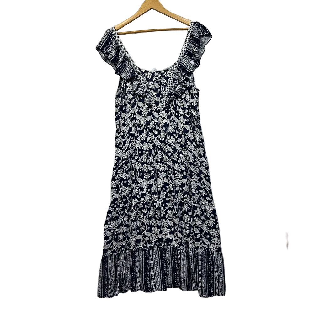 Avella Navy Maxi Dress - Size 20