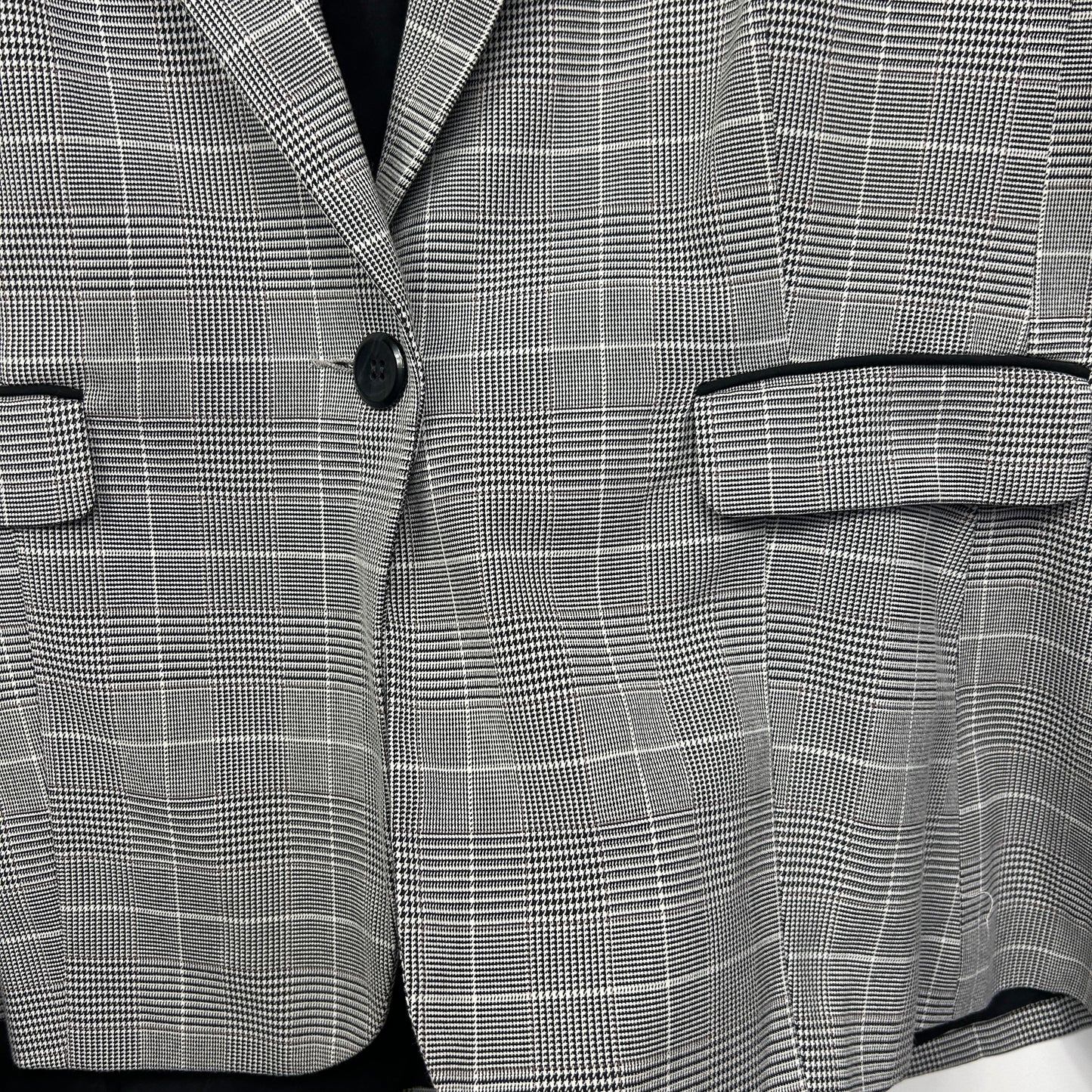 Preview Blazer Jacket Size 20 Grey Long Sleeve Check