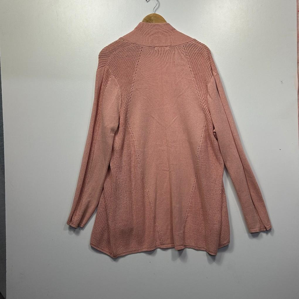 Katies Peach Knit Cardigan - Size 2XL