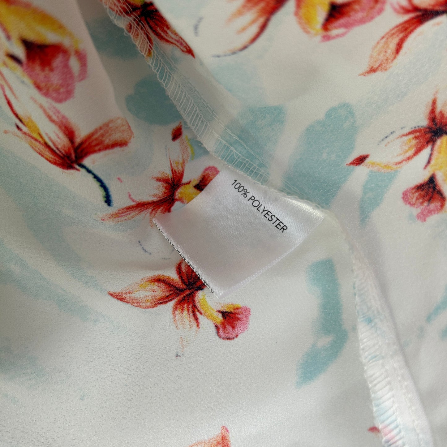 Millers White Tropical Floral Print Top - Size 14