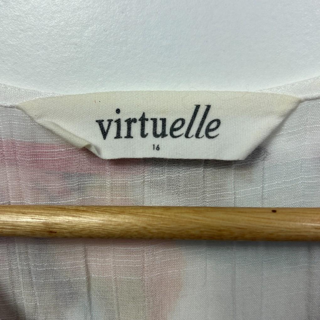 Virtuelle Multicoloured Floral Top - Size 16