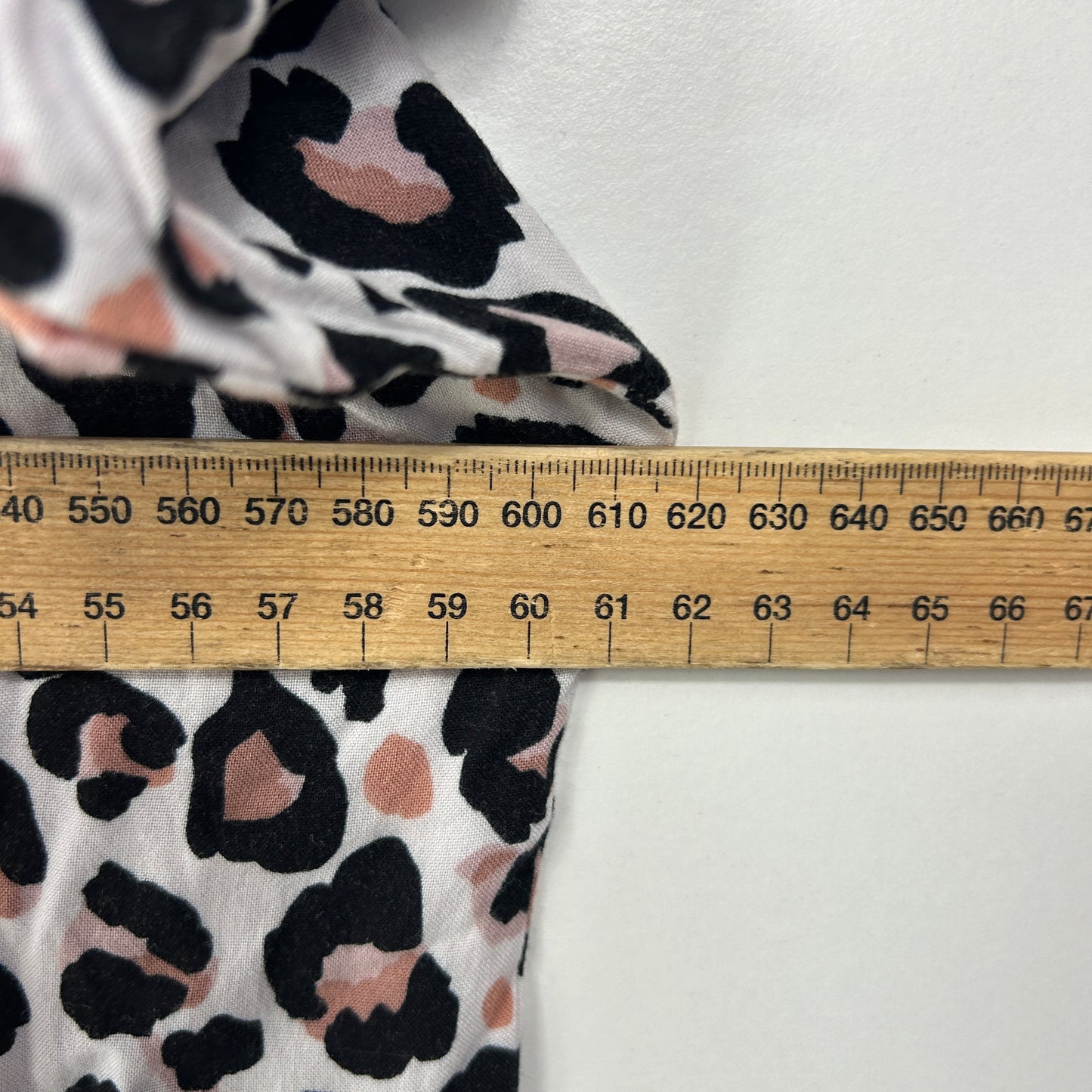 Label of Love Pink Black Leopard Print Top - Size M/L