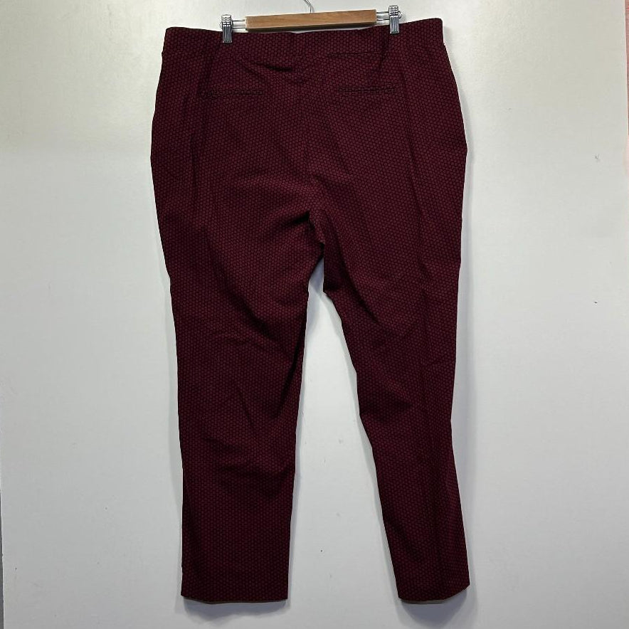 Millers Burgundy Pants - Size 22