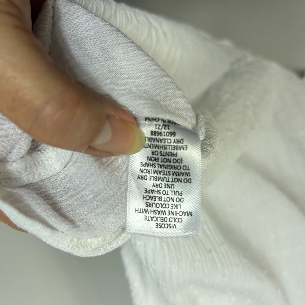 Target White Long Sleeve Top - Size 18