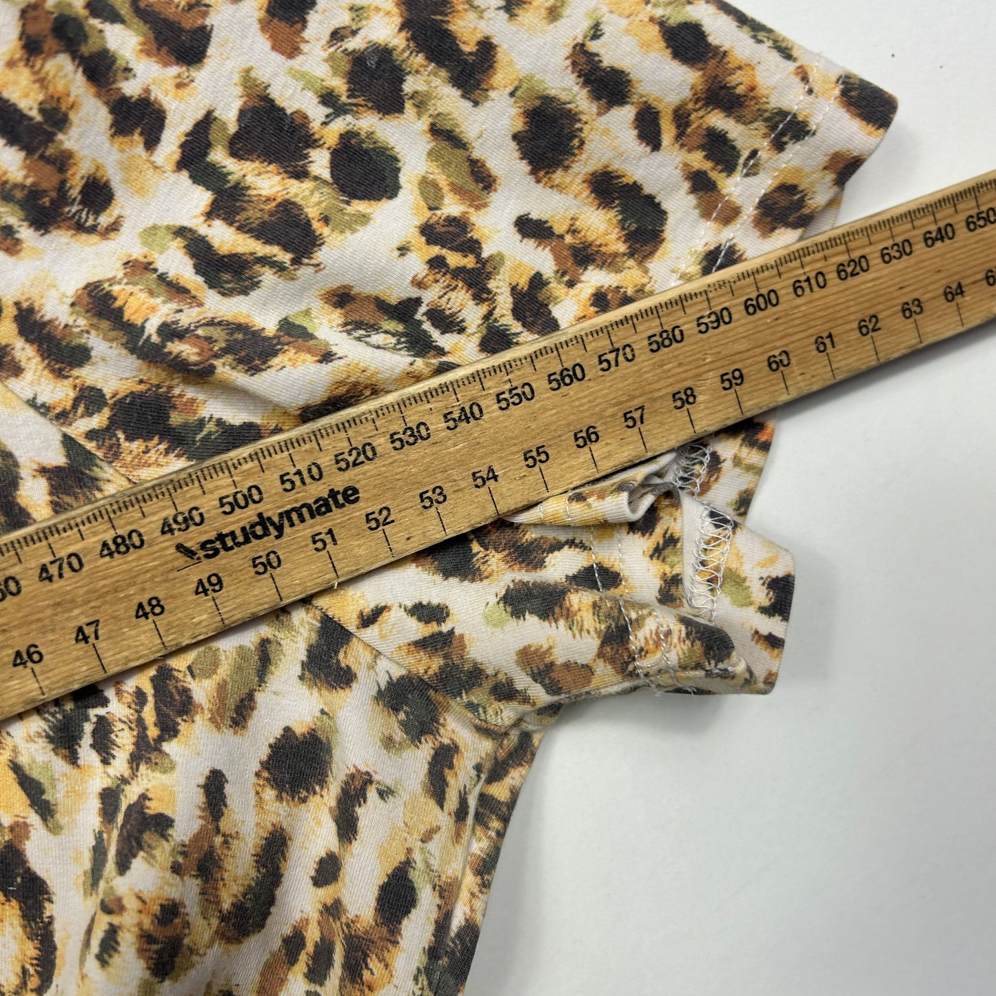 Sheike Leopard Print Crop Top - Size 16