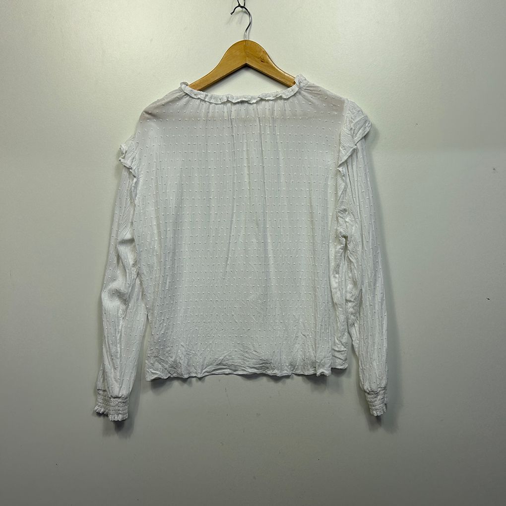 Target White Long Sleeve Top - Size 18