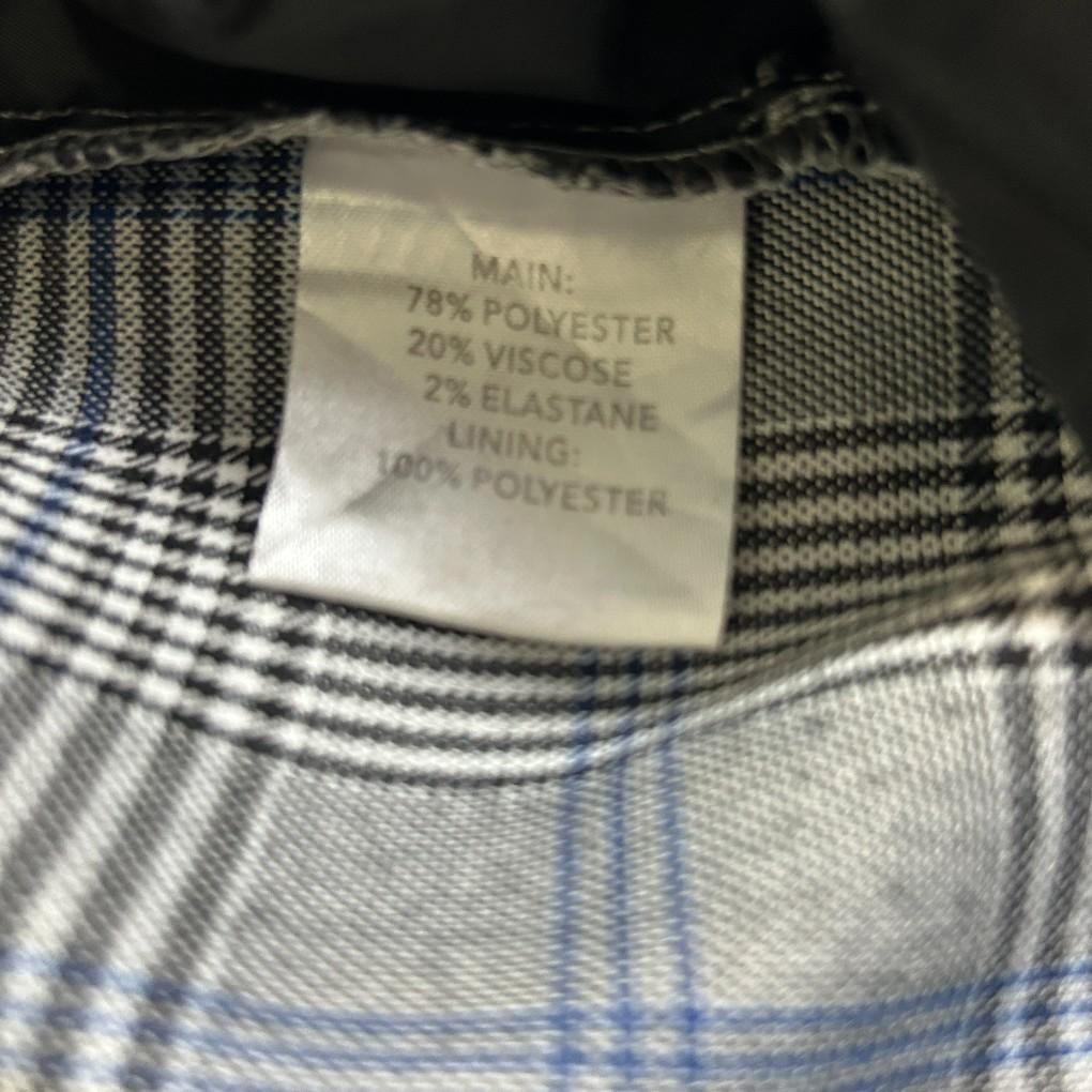 Millers Grey Check Pants - Size 16