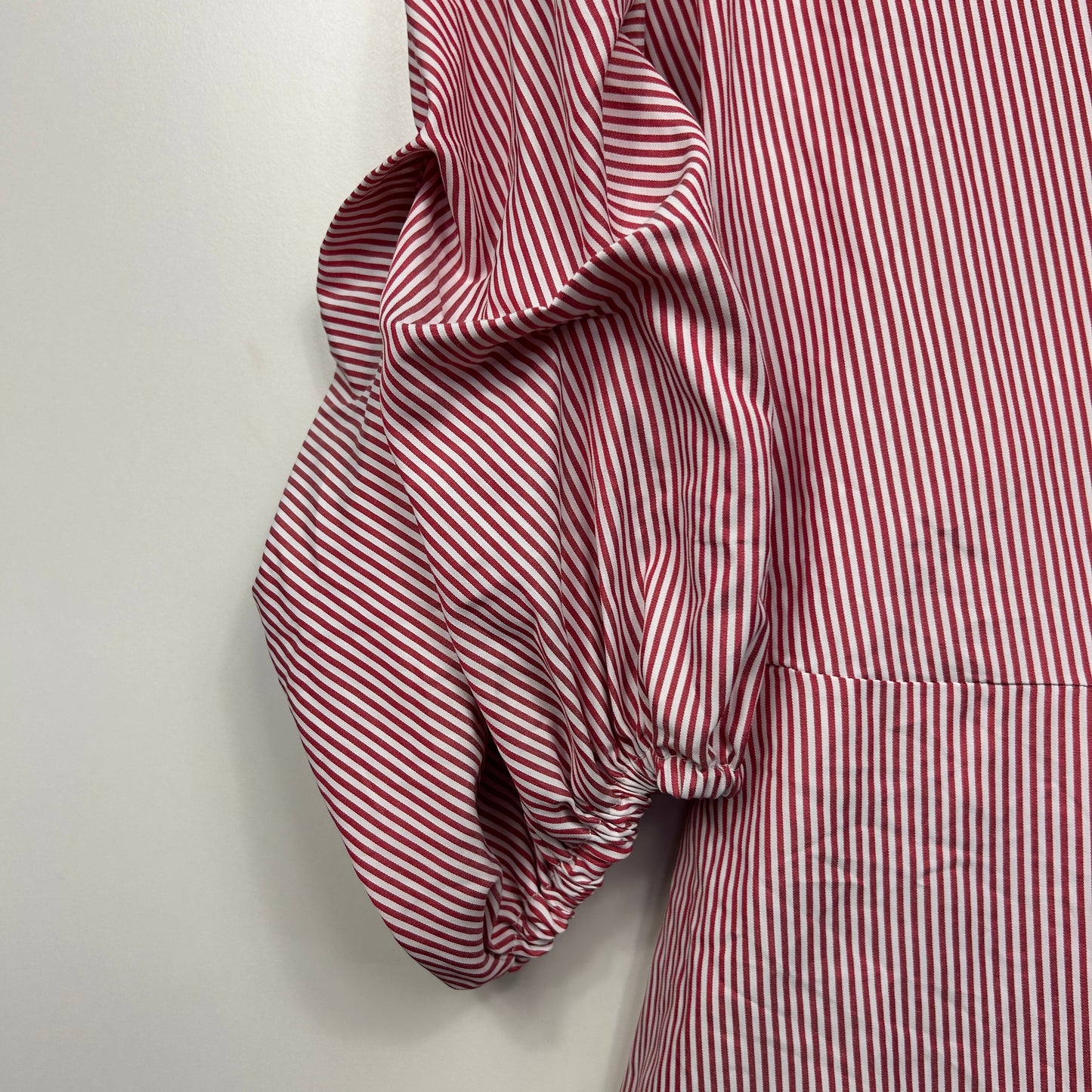 Wrap Dress Size 16 18 Red White Striped