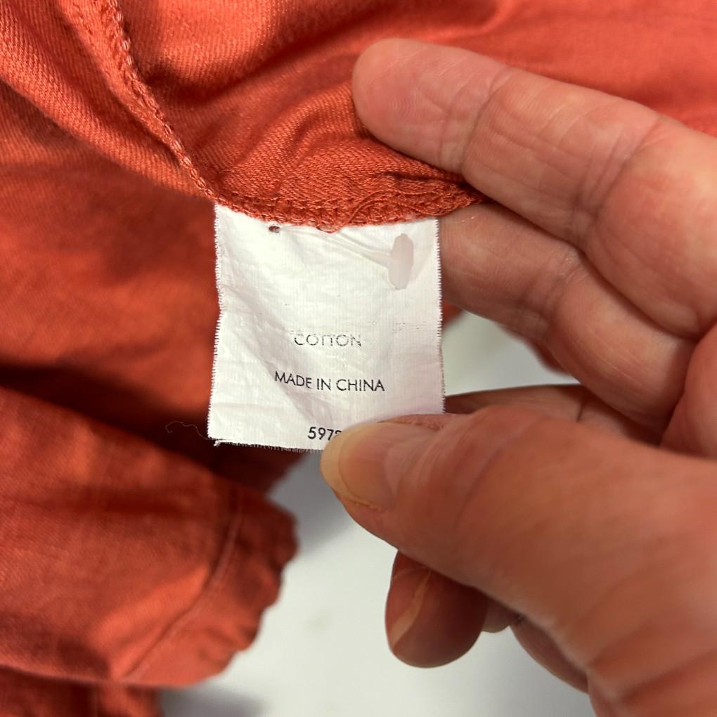 Suzanne Grae Rust Cotton Jacket - Size XL