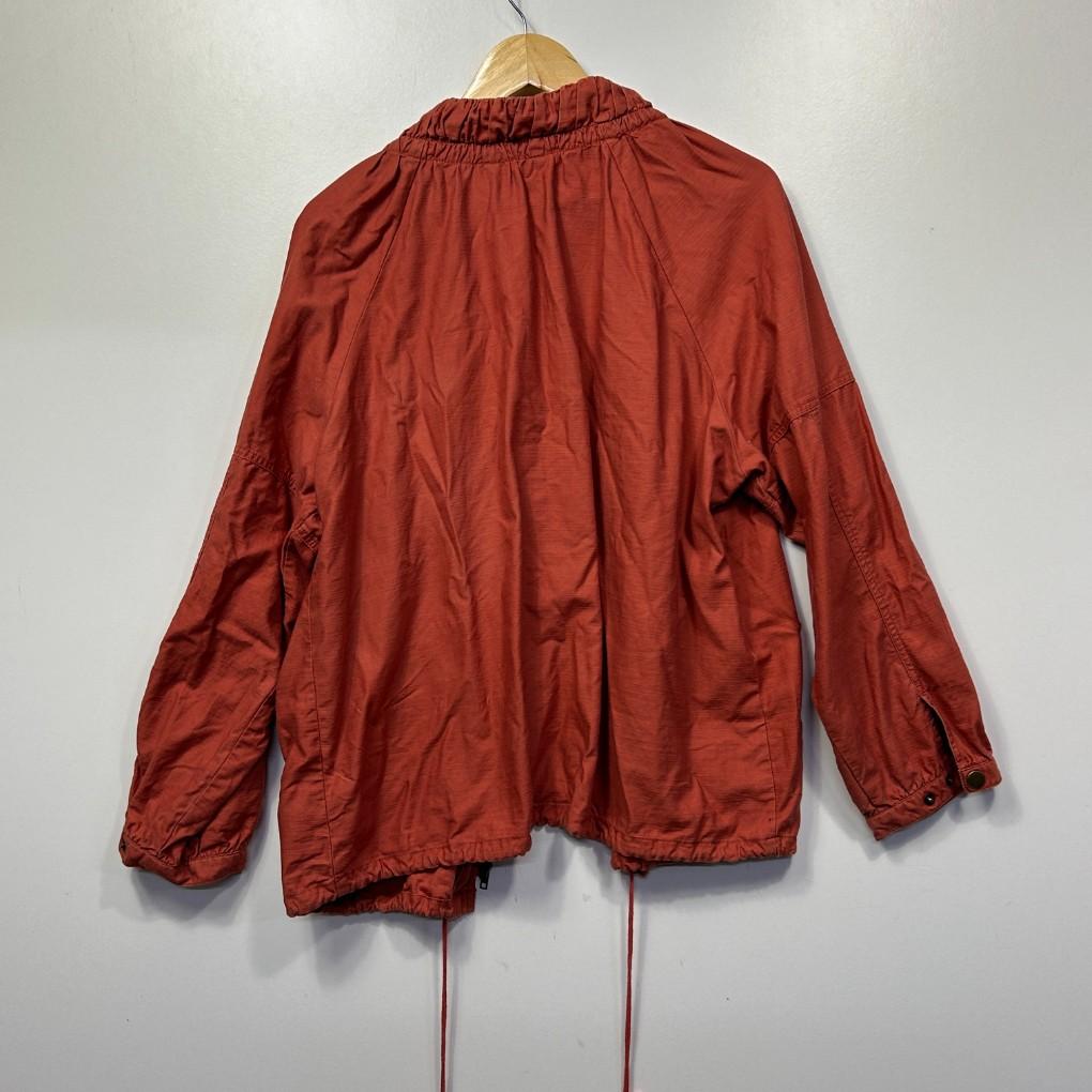 Suzanne Grae Rust Cotton Jacket - Size XL