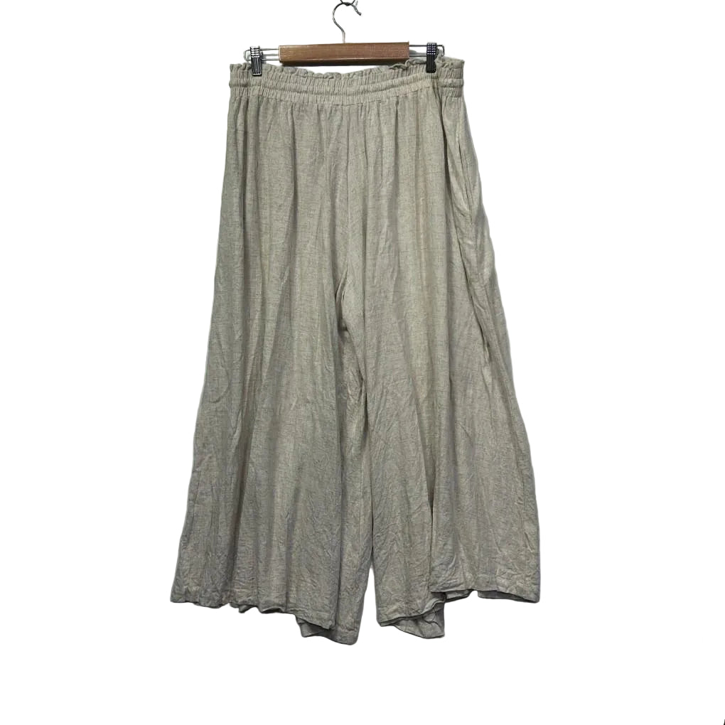 Fria Crinkle Wide Leg Pants - Size 18