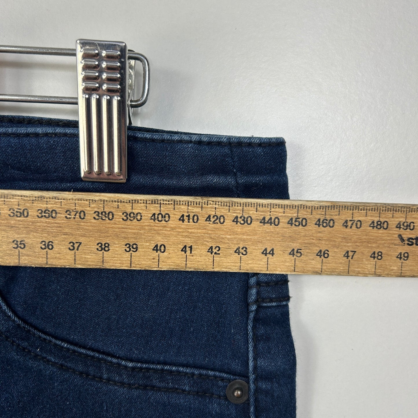 Millers Navy Denim Jeggings Jeans - Size 16