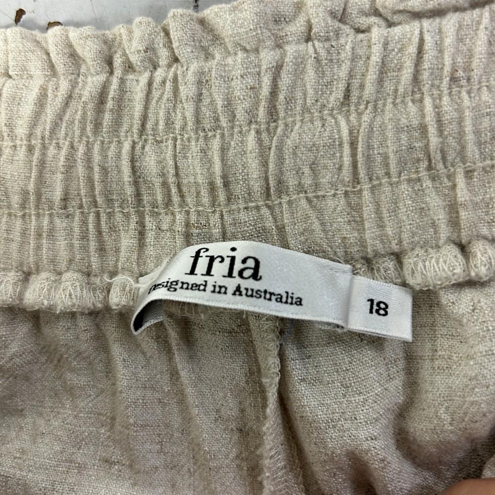 Fria Crinkle Wide Leg Pants - Size 18