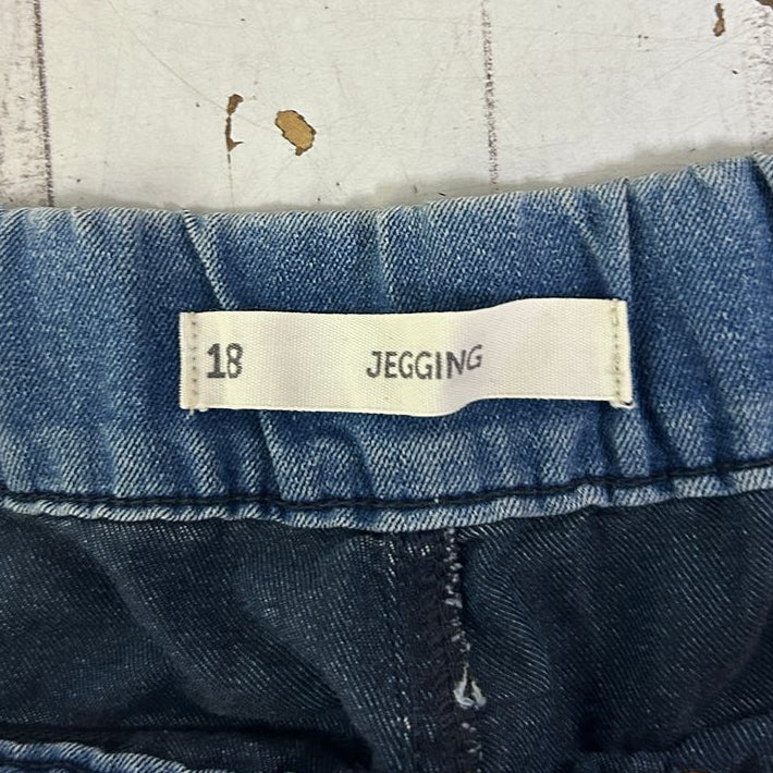 Target Blue Denim Jeggings - Size 18