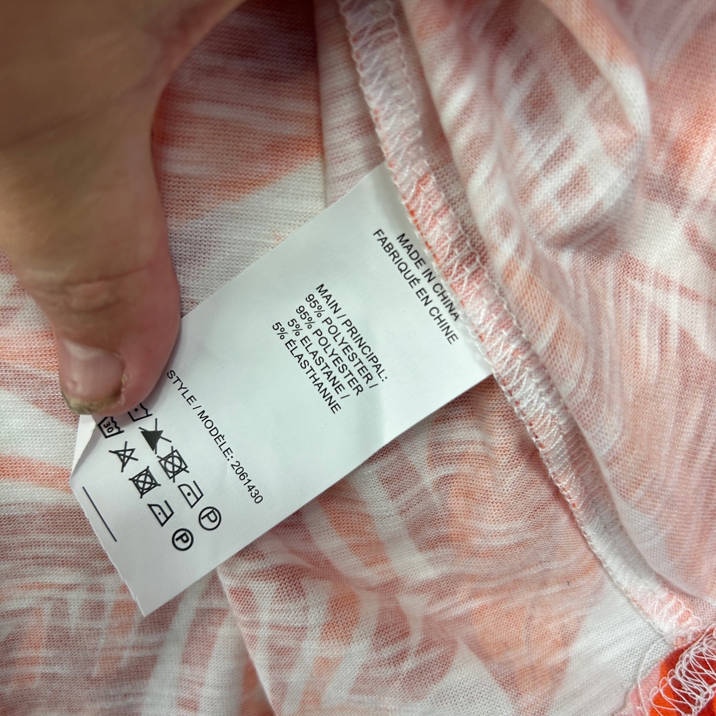 Millers Orange Tropical Floral Print Top - Size 22