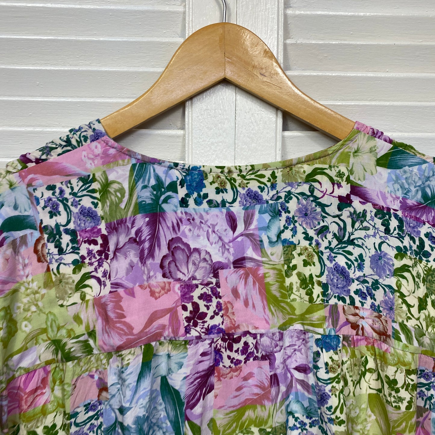 Virtuelle Top Size 24 Multicoloured Floral Short Sleeve