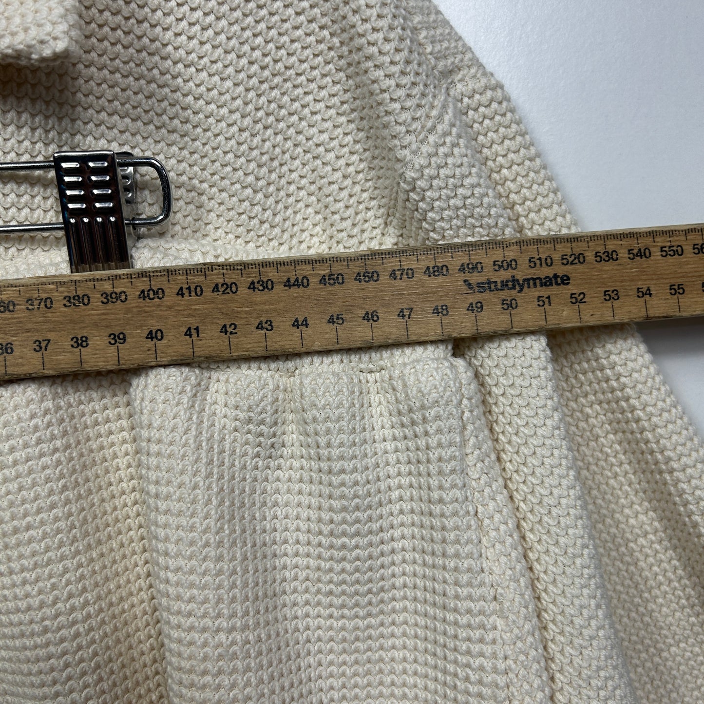 Fayt The Label Cream Textured Two-Piece Top and Skirt Set - Size 22