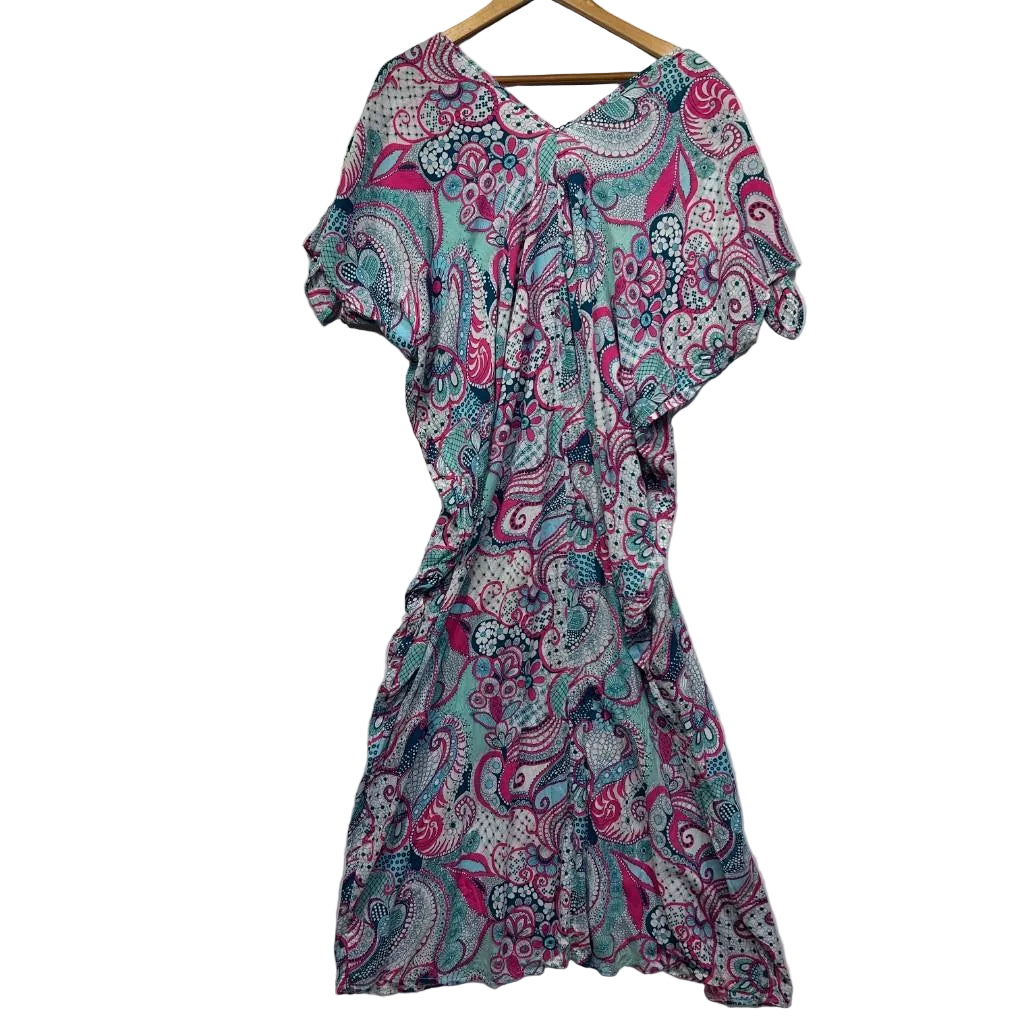 Paisley Kaftan Dress - One Size