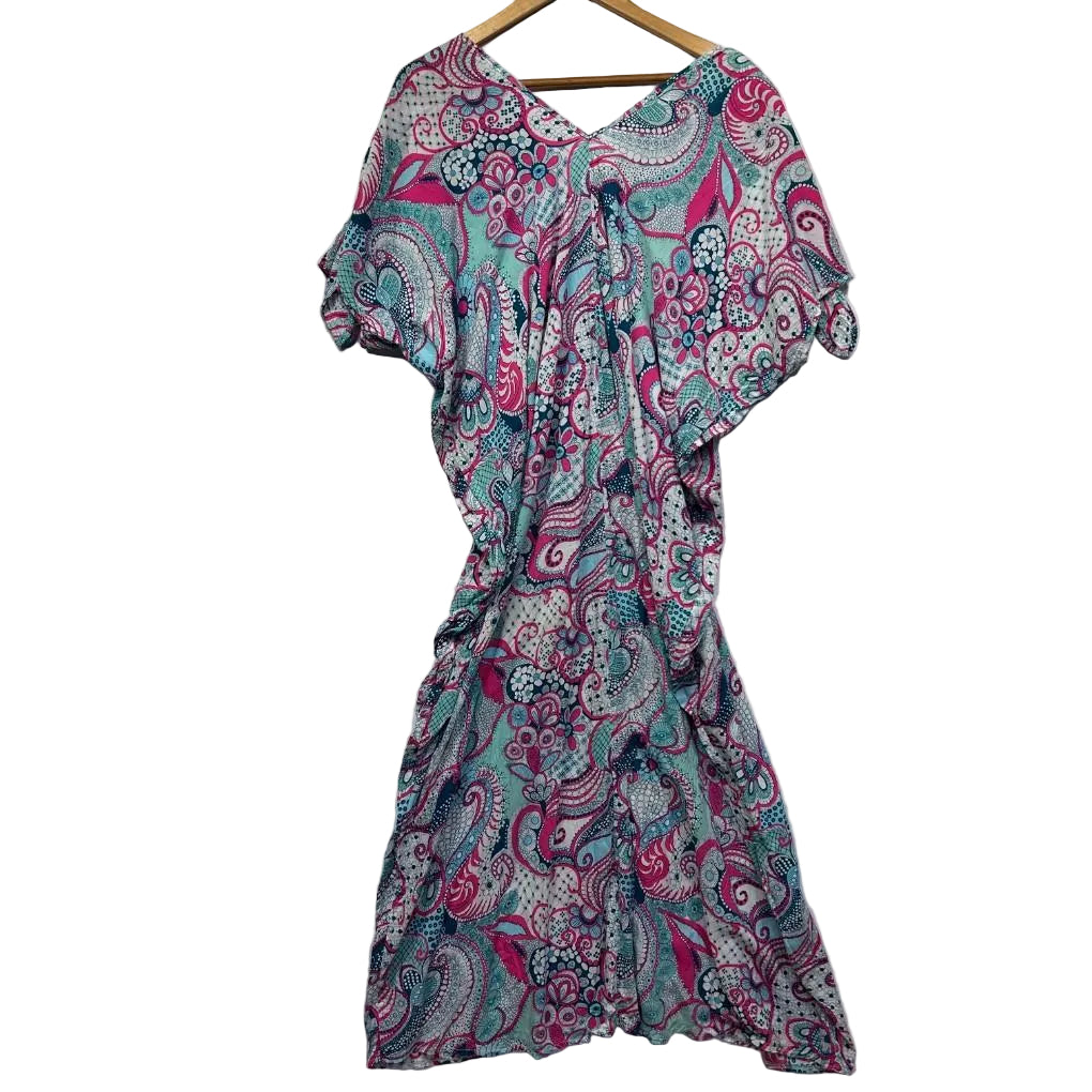 Paisley Kaftan Dress - One Size