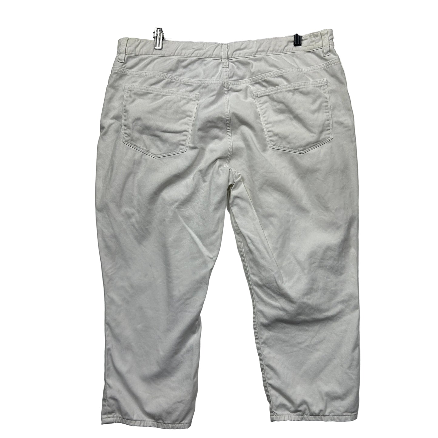 Sportscraft White Crop Jeans - Size 16