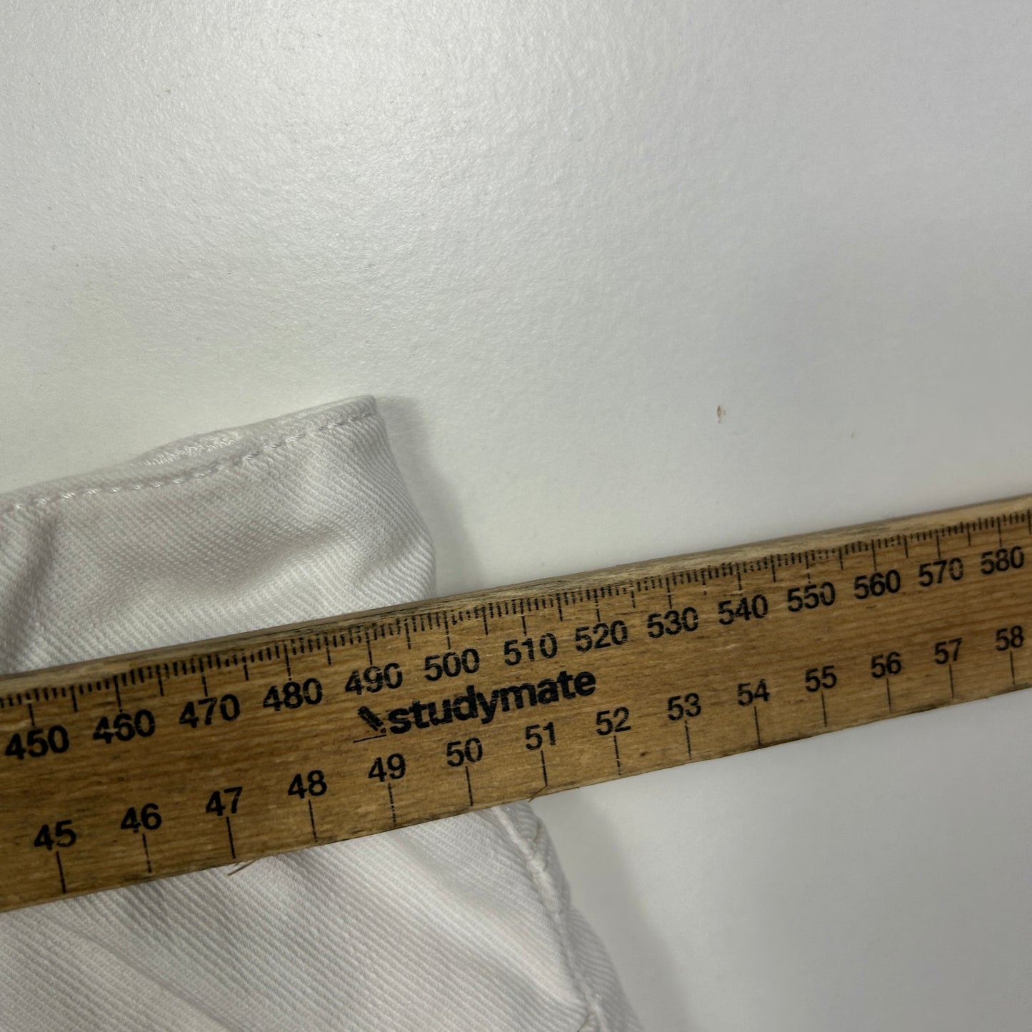 Sportscraft White Crop Jeans - Size 16