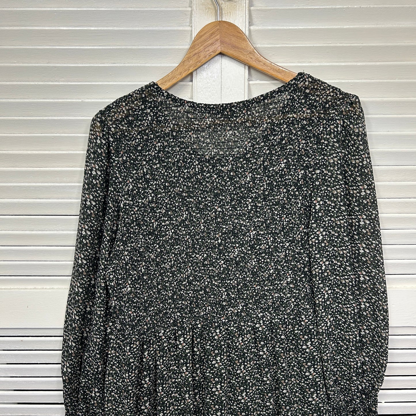 Caroline Morgan Maxi Dress Size 16 Black White Long Sleeve