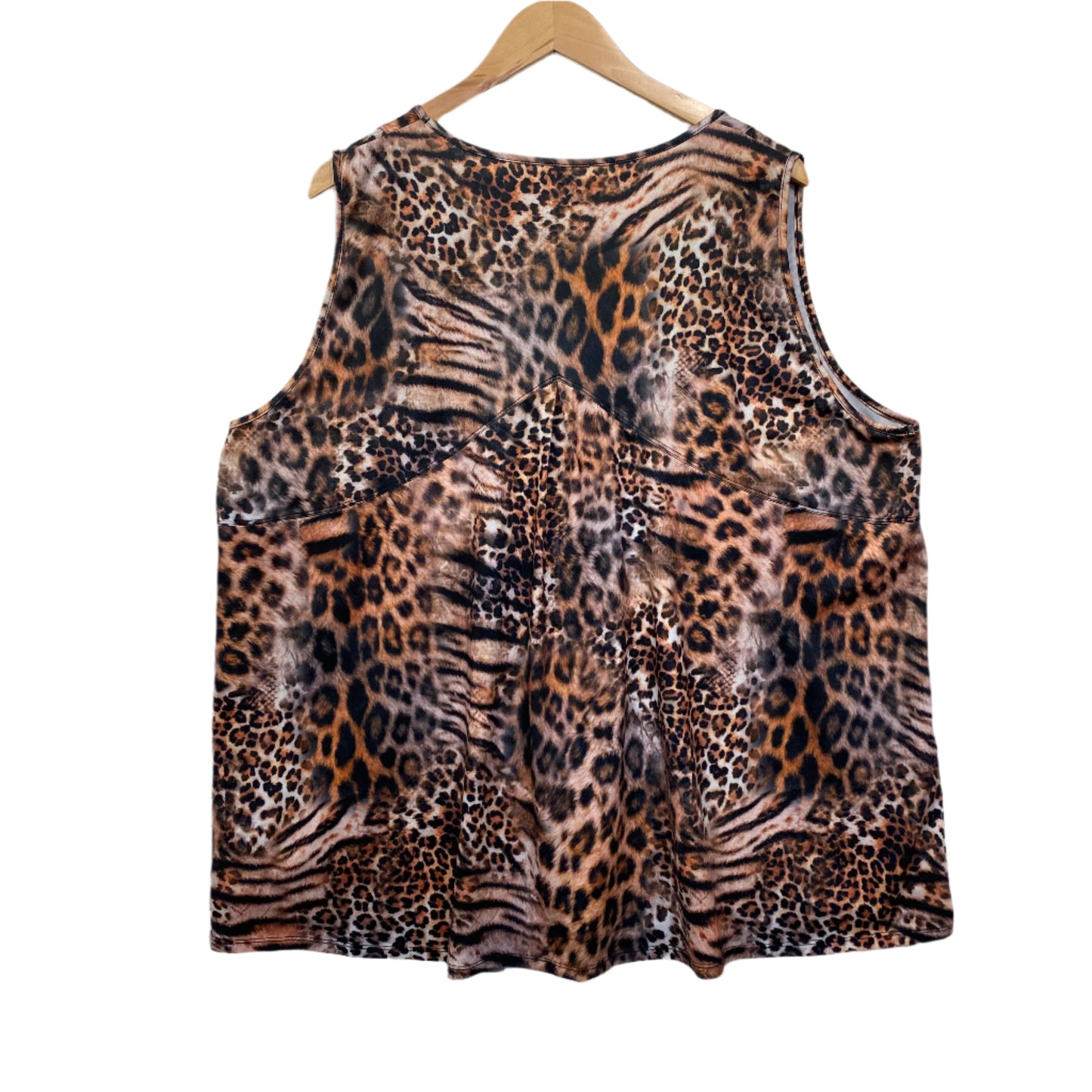 Taking Shape Size 20 Plus Large Sleeveless Animal Print