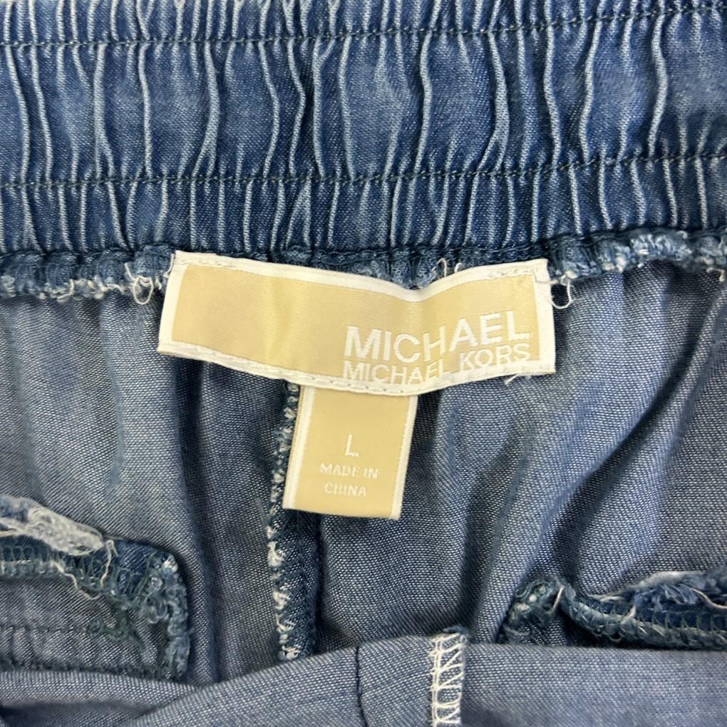 Michael Kors Blue Chambray Jogger Pants - Size L