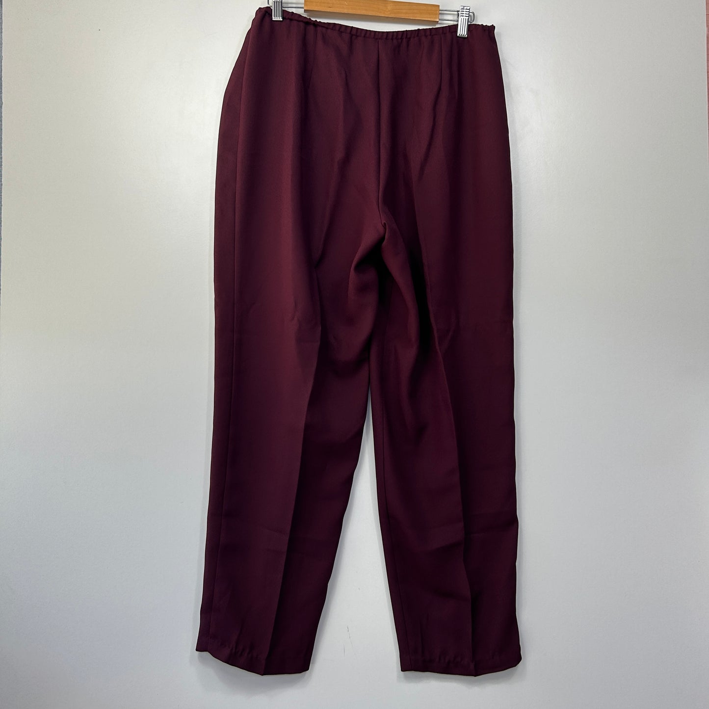 Vintage Millers Burgundy Pleated Pants - Size 16