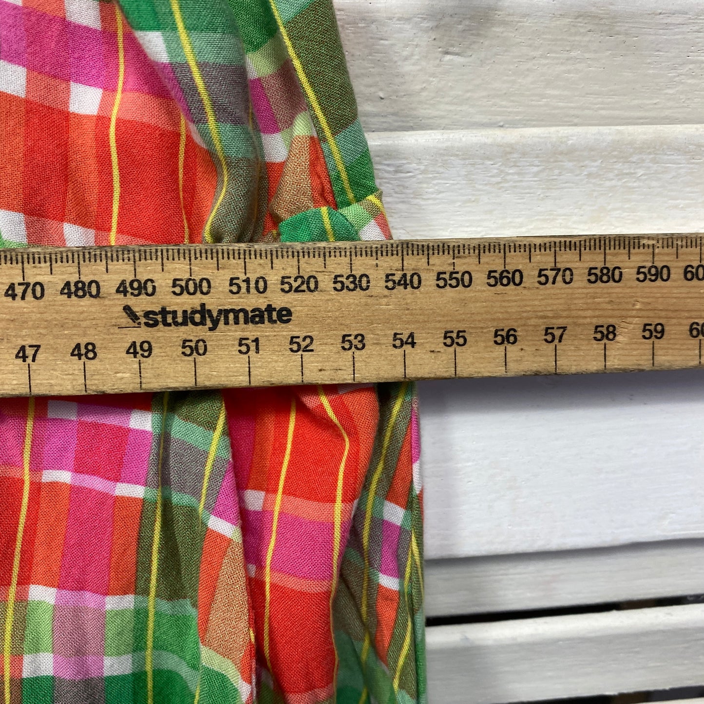 Little Party Dress Size 18 Multicoloured Check Pockets Rayon Drawstring Waist