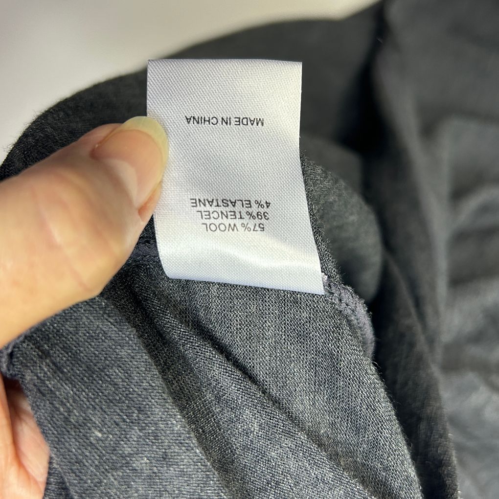Virtuelle Grey Wool Blend Top - Size 18/M