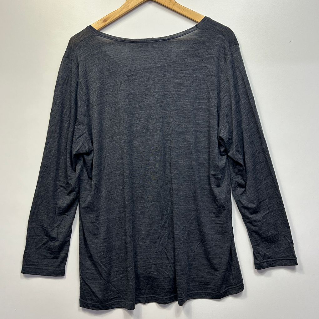 Virtuelle Grey Wool Blend Top - Size 18/M