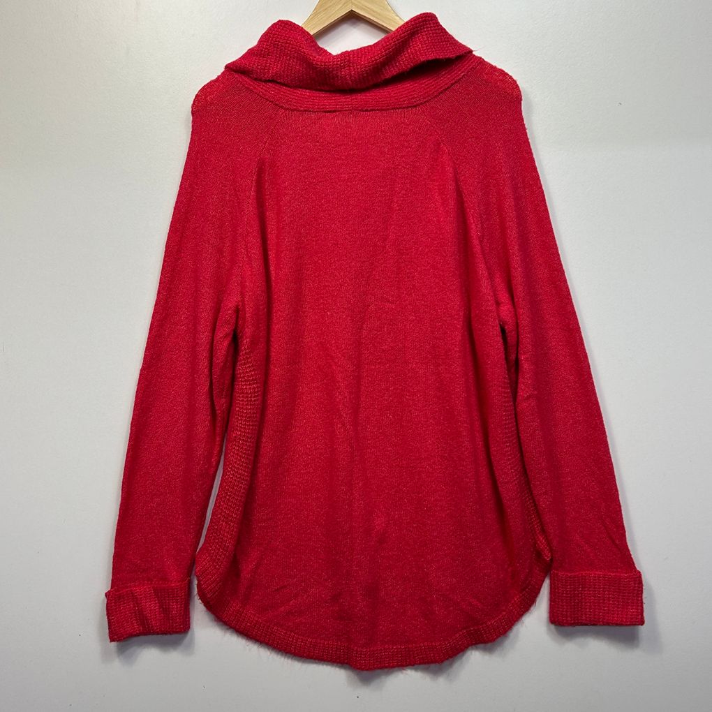Millers Red Cowl Neck Jumper - Size XL