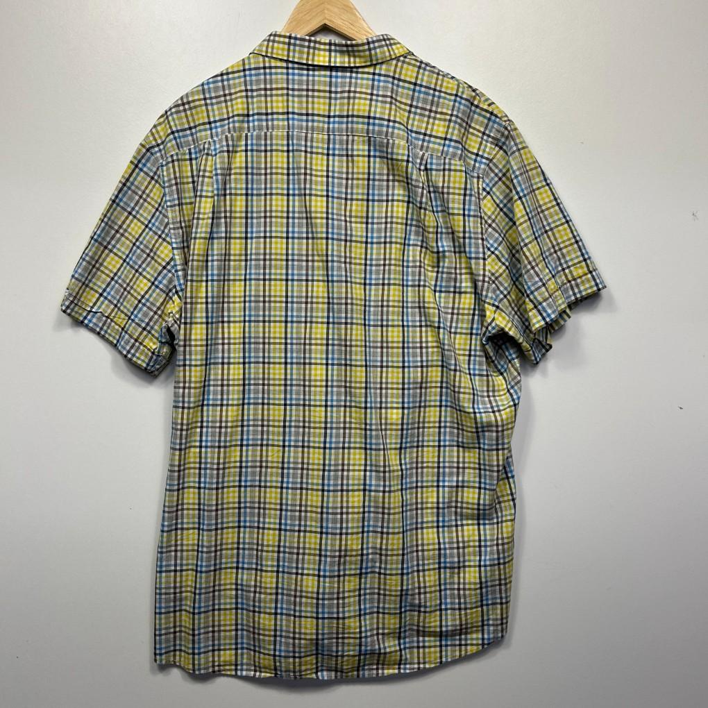 Sportscraft Yellow Check Cotton Shirt - Size XXL