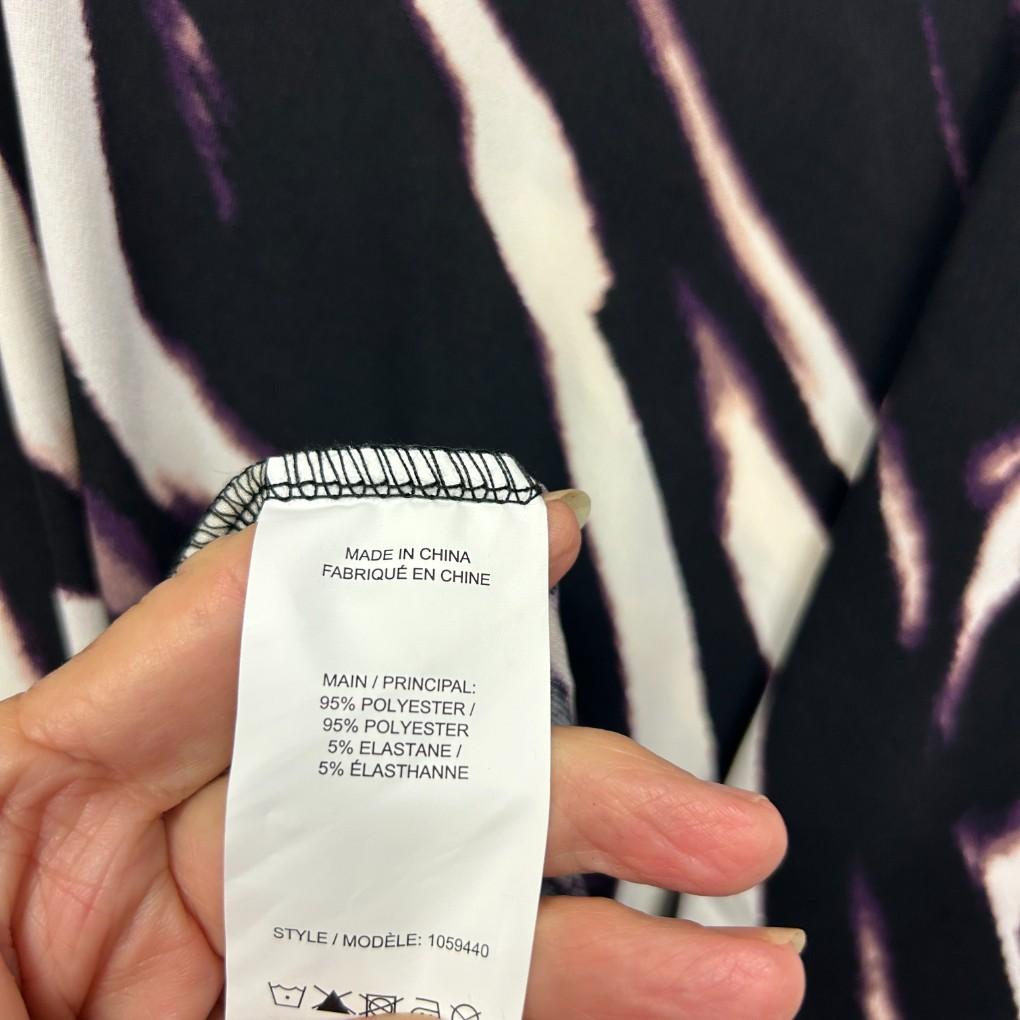 Beme Black Zebra Print Top - Size 22/XL