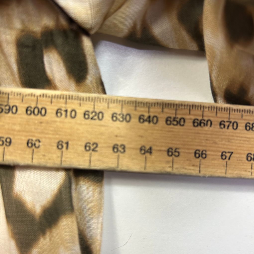 Aje Leopard Print Puff Sleeve Mini Dress - Size 16