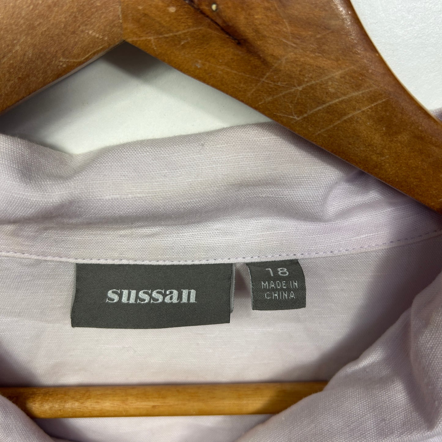 Sussan Lilac Lightweight Jacket Top - Size 18