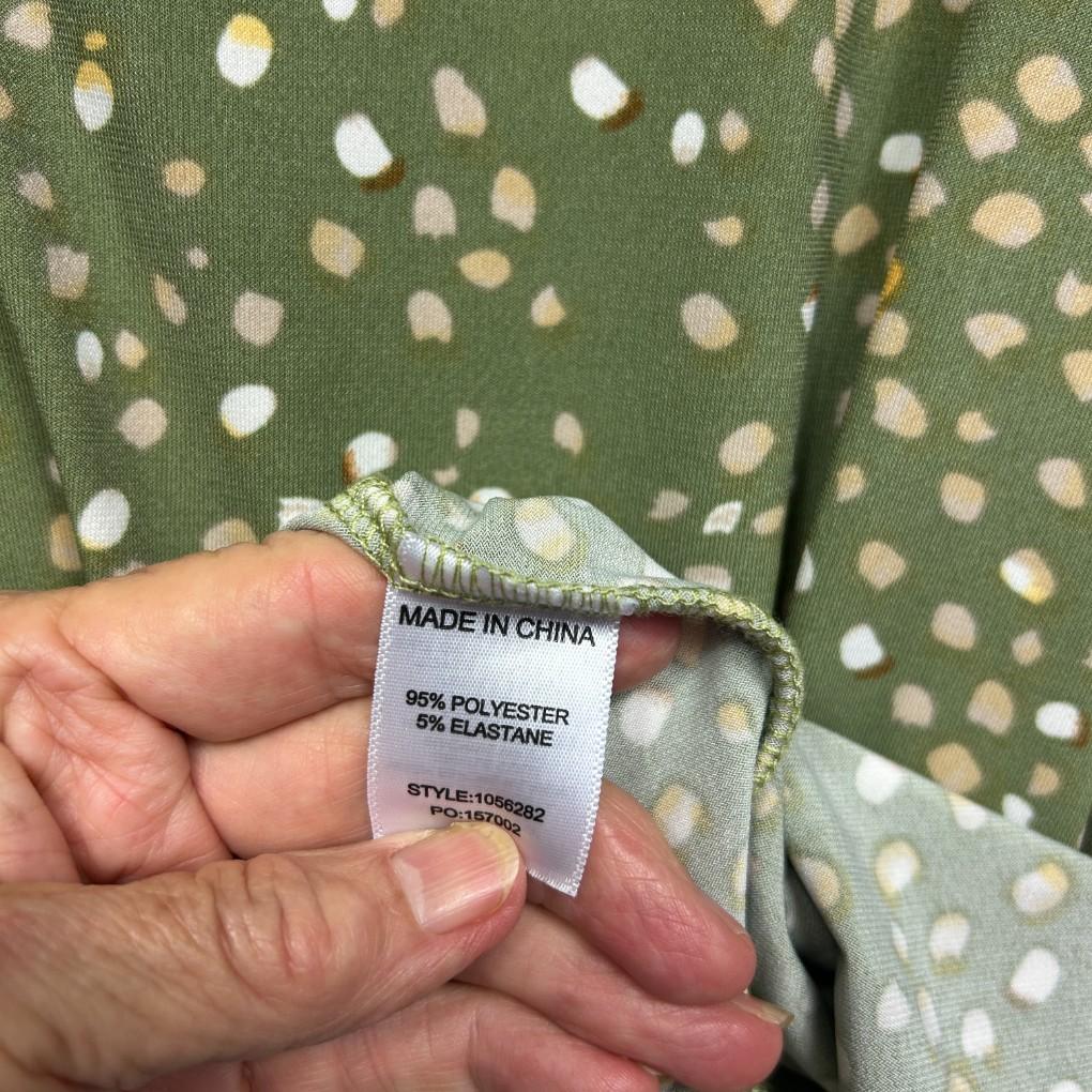 Beme Green Spot Top - Size 20/L