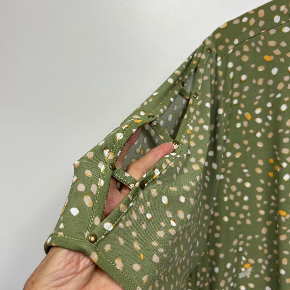 Beme Green Spot Top - Size 20/L