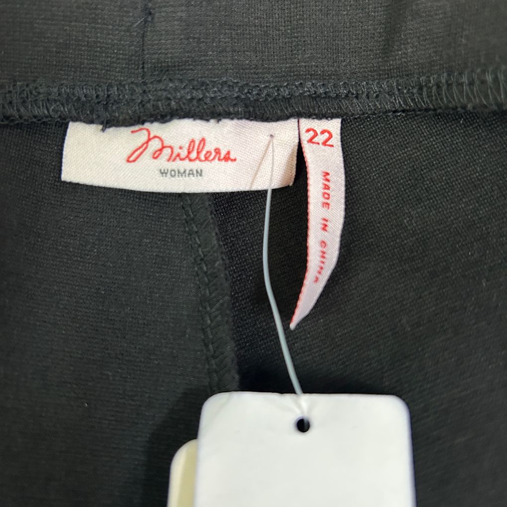 Millers Black Ponte Pants - Size 22