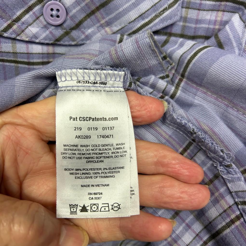 Columbia Purple Check Shirt - Size XL