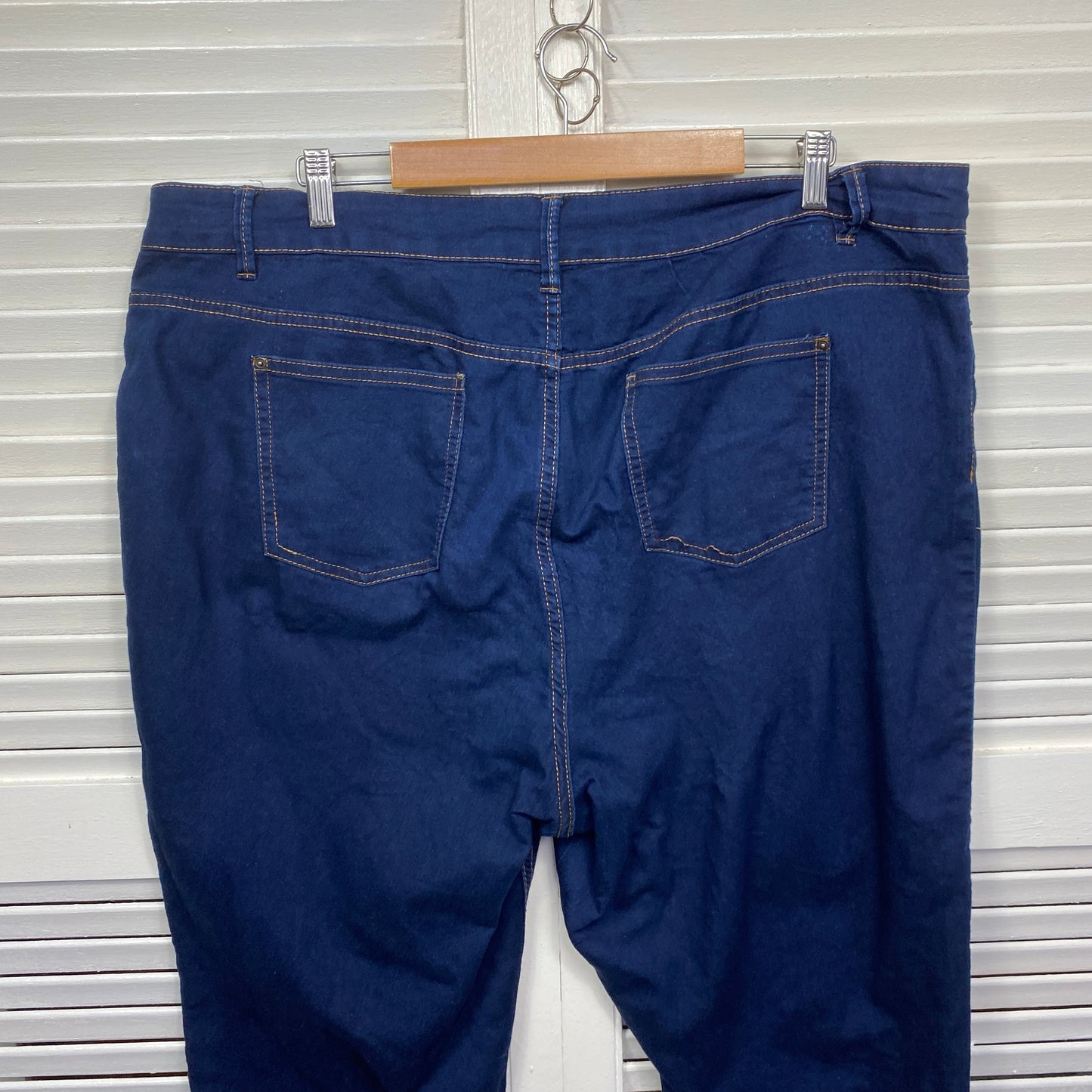 Autograph Cropped Jeans Size 22 Blue Pockets