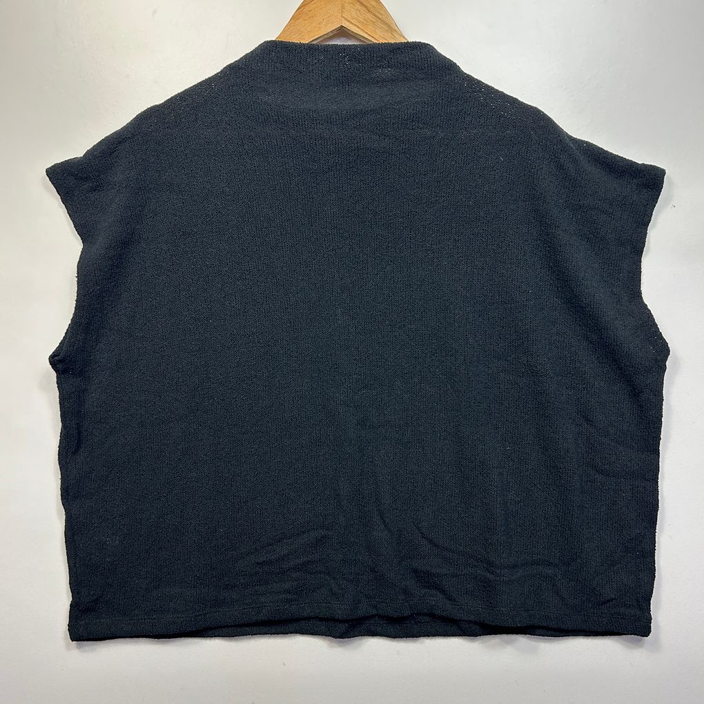 Target Black Cotton Knit Top - Size XXL
