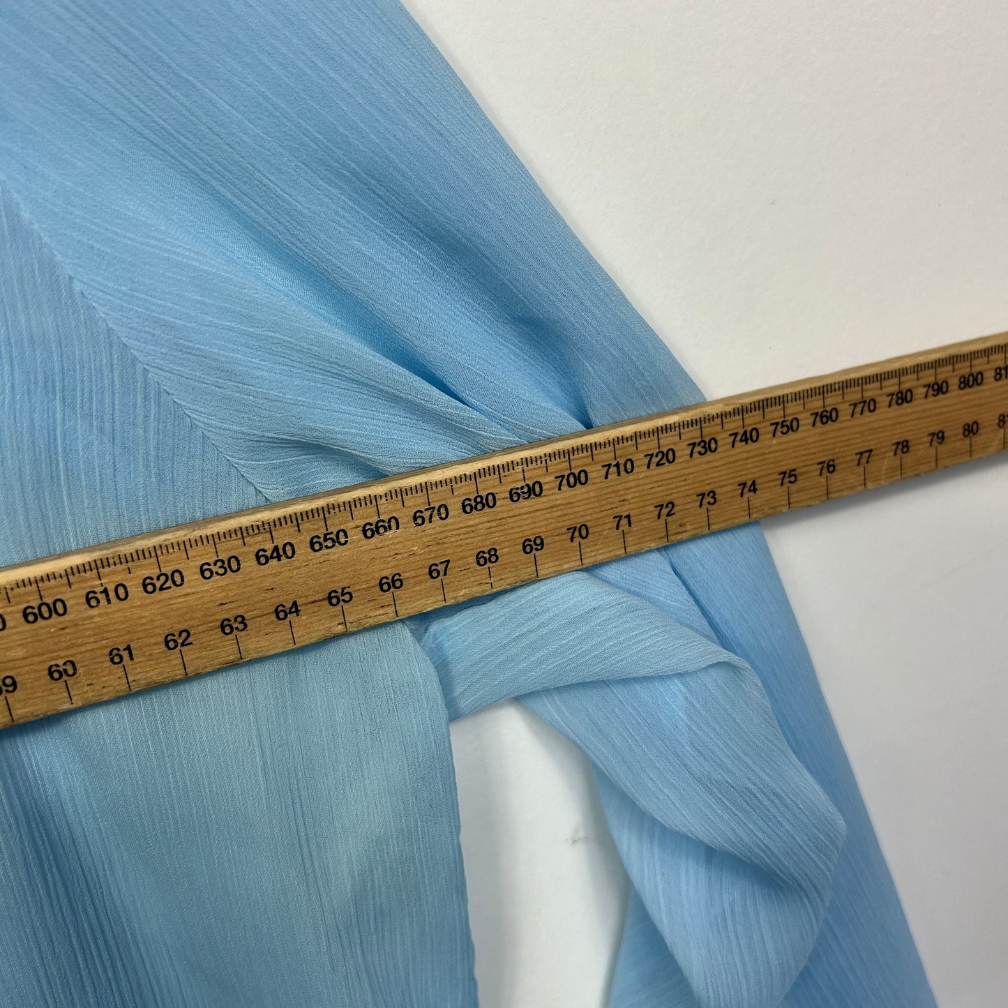 First Colours Light Blue Sheer Shirt - Size 16