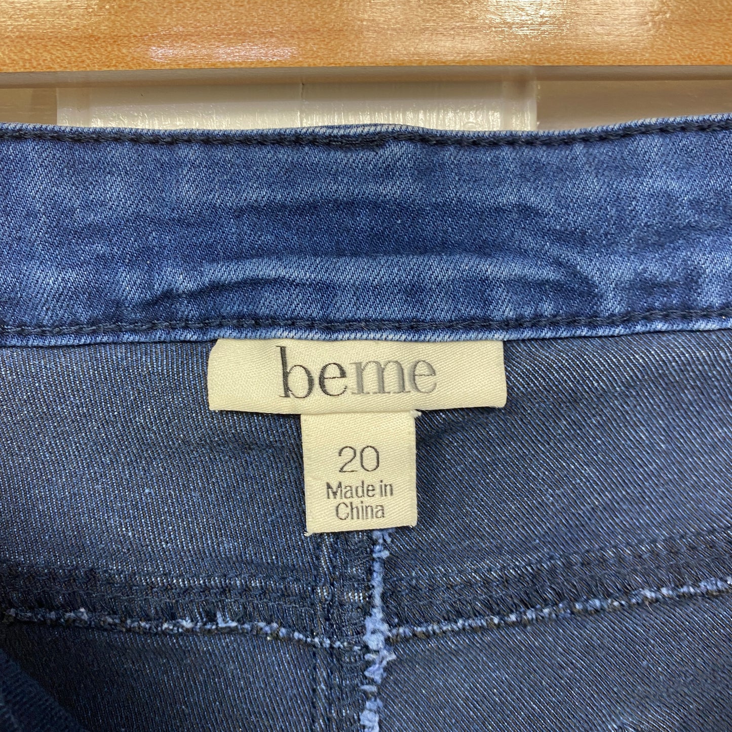 Beme Jeans Size 20 Plus Blue Denim Pockets